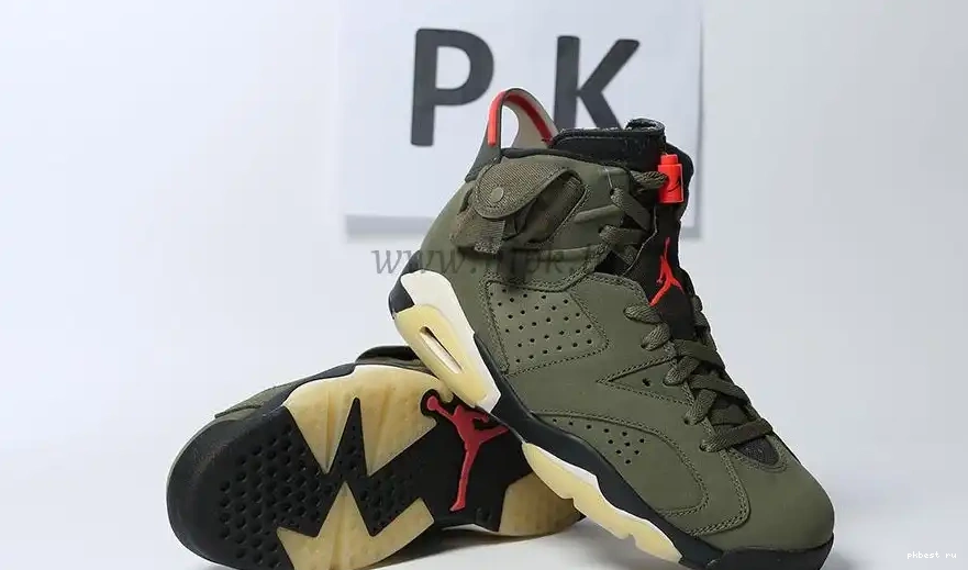 READY PK MATERIALS Scott Travis 6 Jordan GOD SHIP RETAIL TO Retro 0514